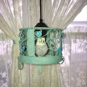 Vintage Basket Pendant Light